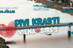 Jēkabpils pilsētas svētku DIVI KRASTI-VIENA SIRDS programma