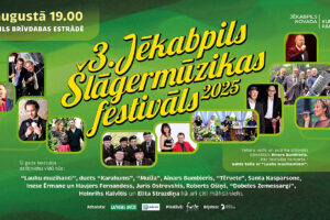 Krustpils brīvdabas estrādē notiks 3. Jēkabpils Šlāgermūzikas festivāls