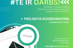 Izsludināts konkurss uz vakanto projektu koordinatora amatu