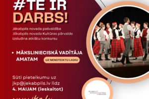 Vakance mākslinieciskā vadītāja amatam