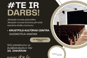 Vakance Krustpils kultūras centra gaismotājs (uz nenoteiktu laiku)